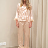 Ensemble satiné beige