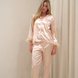 Ensemble satiné beige
