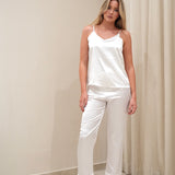 Ensemble satin 3 Pièces blanc
