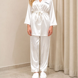 Ensemble satin 3 Pièces blanc
