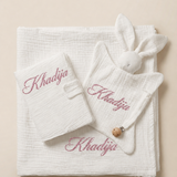 Cadeau naissance blanc Personnalisé